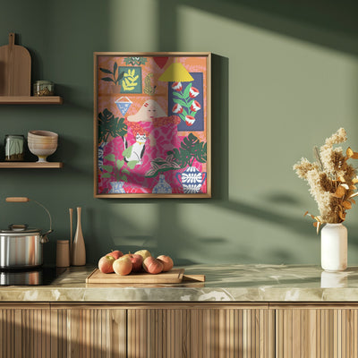 9933x14043 Din 66 - Stretched Canvas, Poster or Fine Art Print I Heart Wall Art