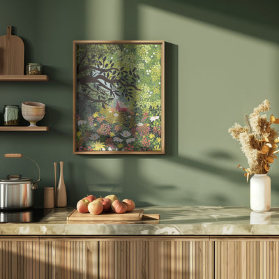 9933x14043 Din 48 My Dream House - Stretched Canvas, Poster or Fine Art Print I Heart Wall Art