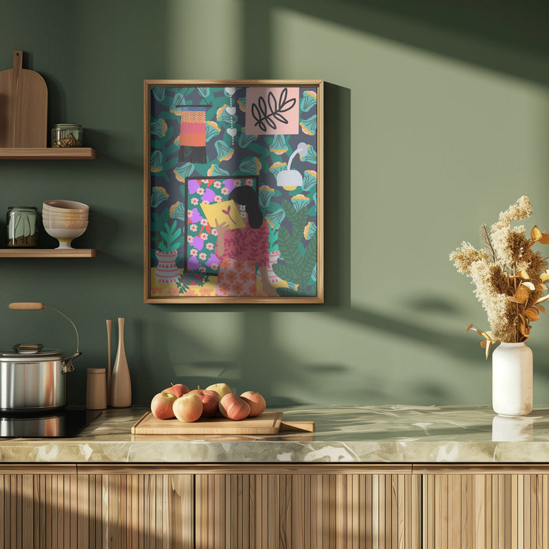 9933x14043 Din 1 - Stretched Canvas, Poster or Fine Art Print I Heart Wall Art