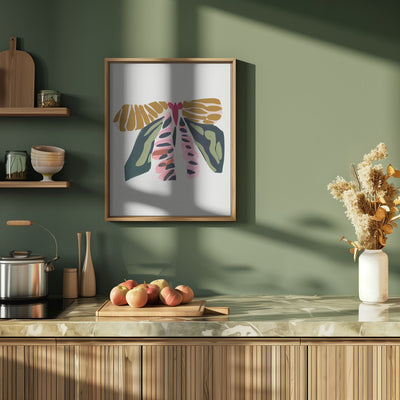 9933x14043 Din 140 Abstract Butterfly.png - Stretched Canvas, Poster or Fine Art Print I Heart Wall Art