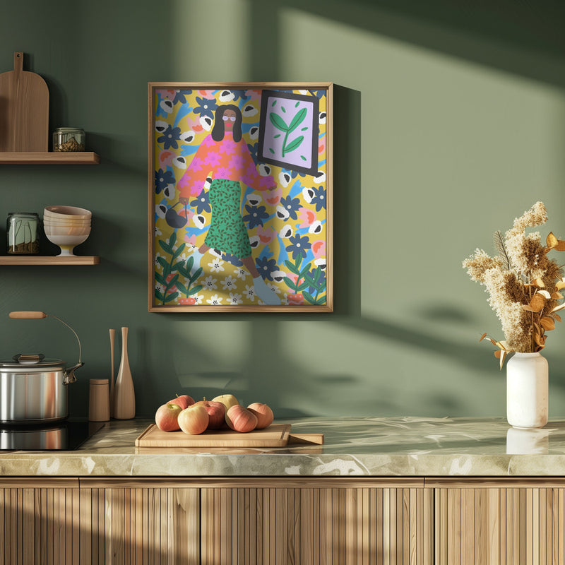 9933x14043 Din 25 - Stretched Canvas, Poster or Fine Art Print I Heart Wall Art