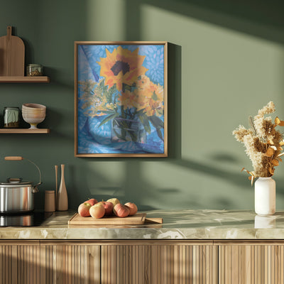 Summer Flowers - Stretched Canvas, Poster or Fine Art Print I Heart Wall Art