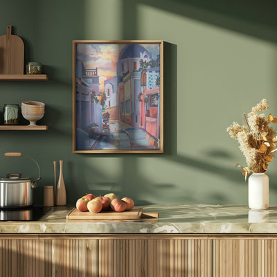 Greek Church - Stretched Canvas, Poster or Fine Art Print I Heart Wall Art