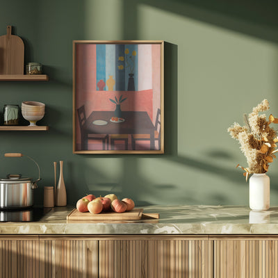 The Restaurant - Stretched Canvas, Poster or Fine Art Print I Heart Wall Art