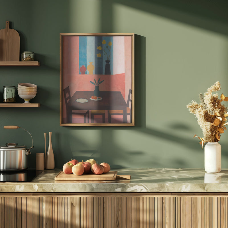 The Restaurant - Stretched Canvas, Poster or Fine Art Print I Heart Wall Art