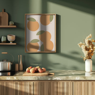 Oranges - Stretched Canvas, Poster or Fine Art Print I Heart Wall Art