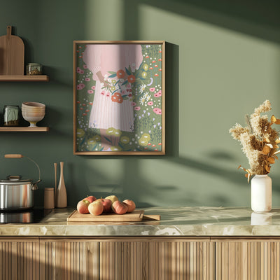 Flower Farm - Stretched Canvas, Poster or Fine Art Print I Heart Wall Art