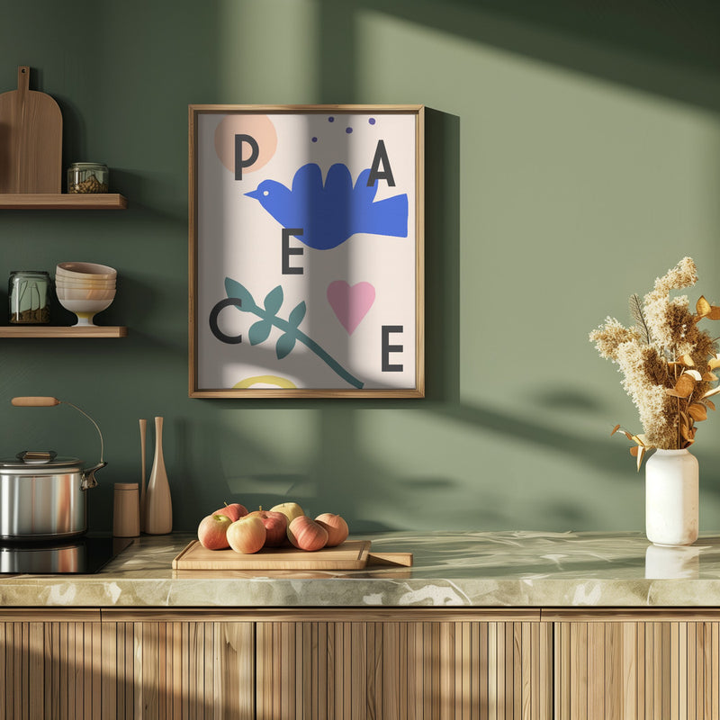 Peace - Stretched Canvas, Poster or Fine Art Print I Heart Wall Art