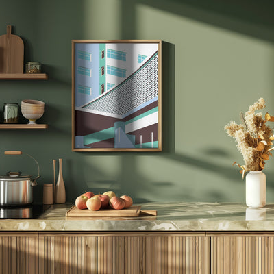 Miami Sherryfontenac - Stretched Canvas, Poster or Fine Art Print I Heart Wall Art