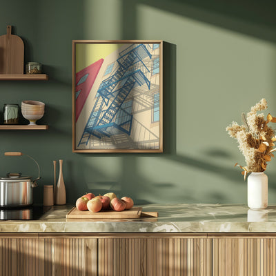 New York West Village - Stretched Canvas, Poster or Fine Art Print I Heart Wall Art