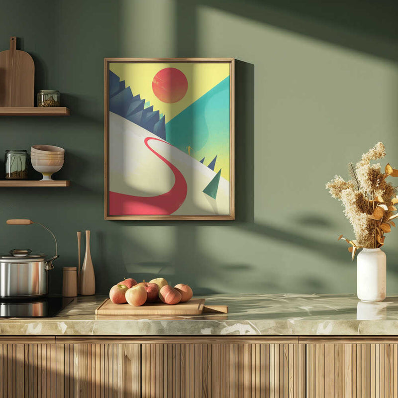 The Last Run - Stretched Canvas, Poster or Fine Art Print