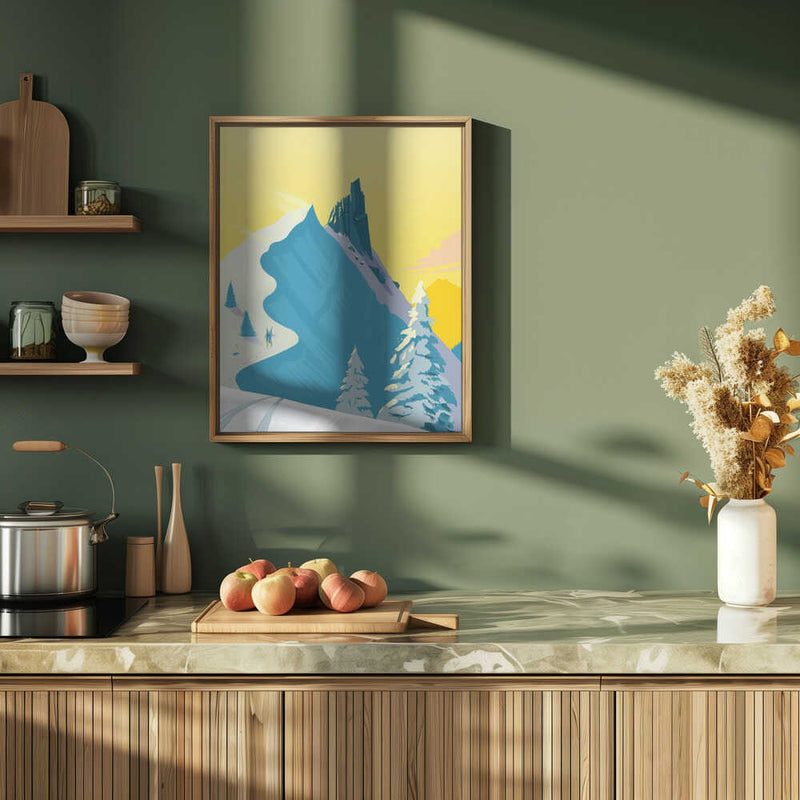 Virgin Powder - Stretched Canvas, Poster or Fine Art Print