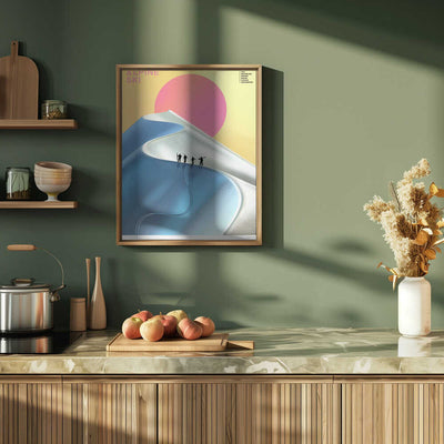 Alpine Ski - Stretched Canvas, Poster or Fine Art Print