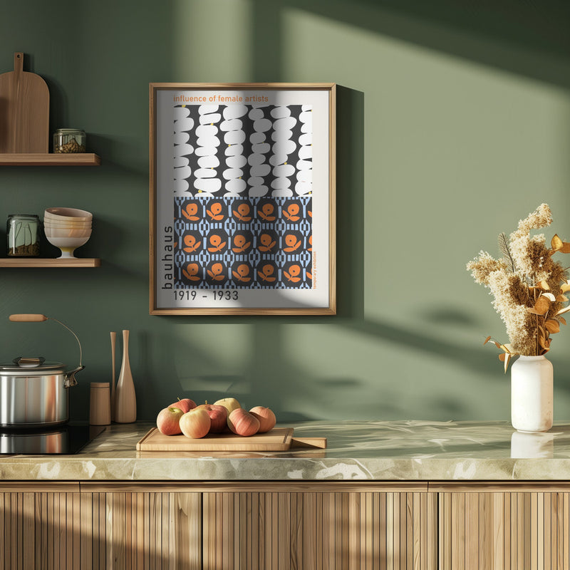 Bauhaus Female Artists - Stretched Canvas, Poster or Fine Art Print I Heart Wall Art