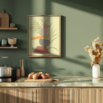 Abstract Botanical Delight - Stretched Canvas, Poster or Fine Art Print I Heart Wall Art