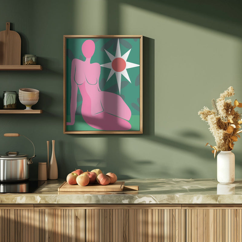 Pink Reverie - Stretched Canvas, Poster or Fine Art Print I Heart Wall Art