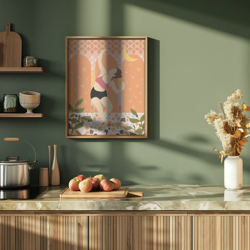 Moonlit Dance - Stretched Canvas, Poster or Fine Art Print I Heart Wall Art