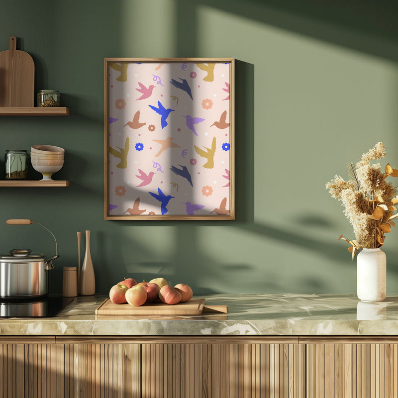 Birds in the Air - Stretched Canvas, Poster or Fine Art Print I Heart Wall Art