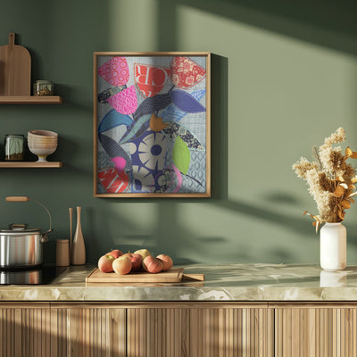 Vibrant Petals - Stretched Canvas, Poster or Fine Art Print I Heart Wall Art