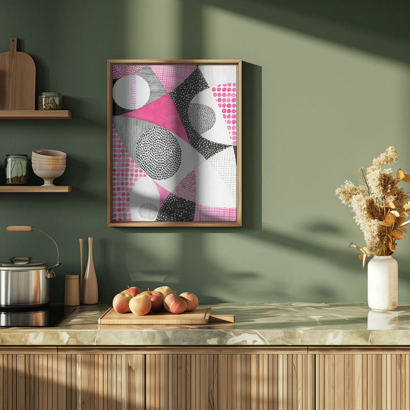 Colorful Geometric Patterns - Stretched Canvas, Poster or Fine Art Print I Heart Wall Art