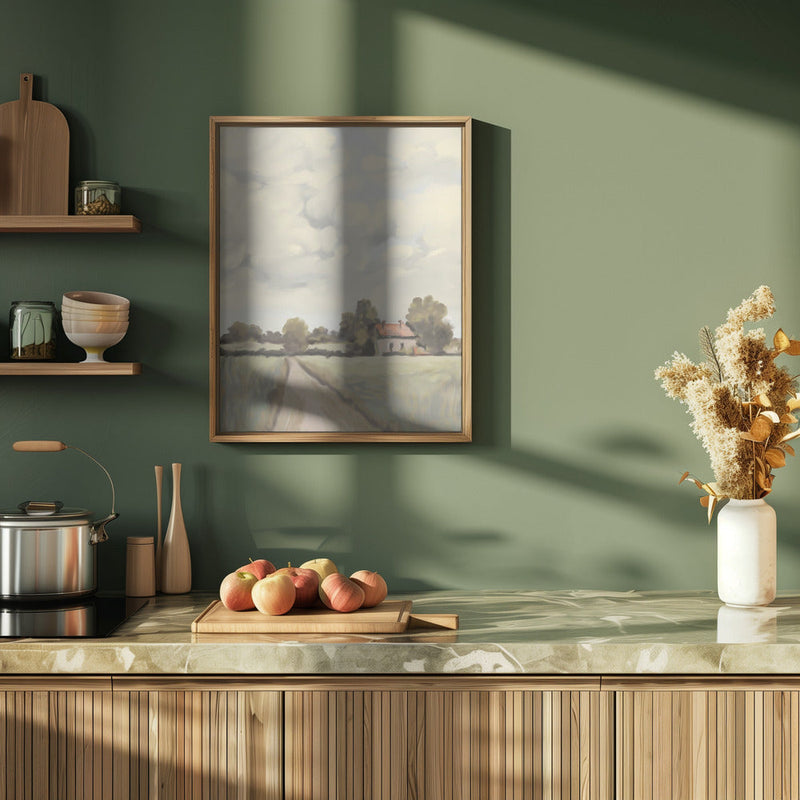 Tranquil Countryside - Stretched Canvas, Poster or Fine Art Print I Heart Wall Art