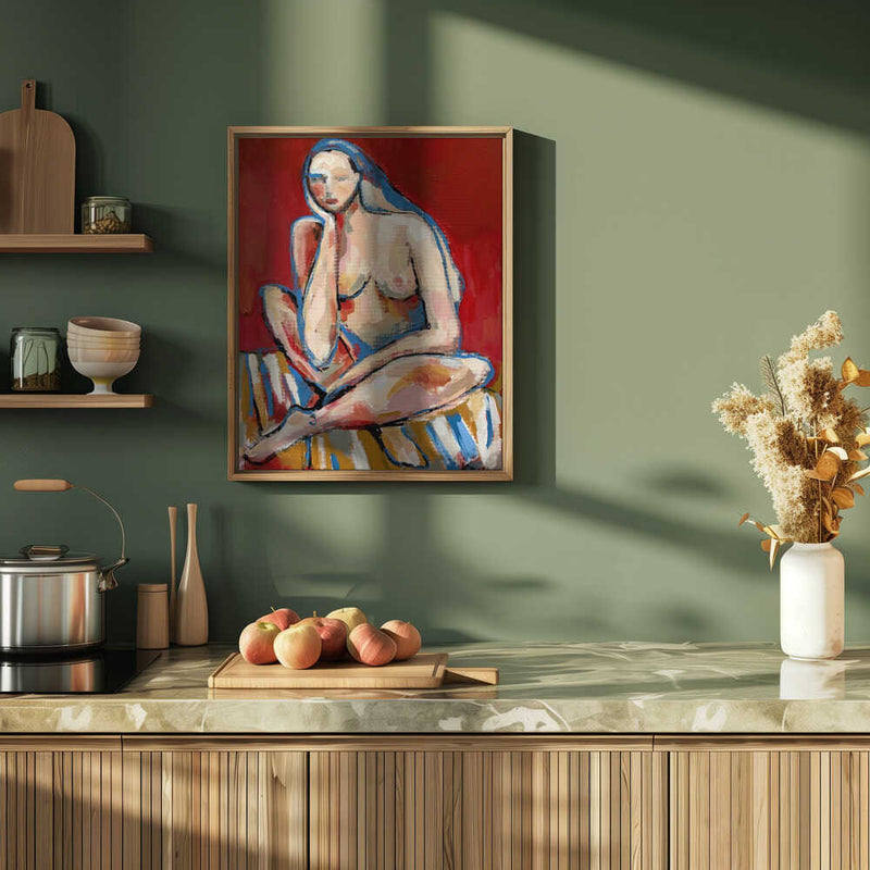 “Contemplating” - Stretched Canvas, Poster or Fine Art Print