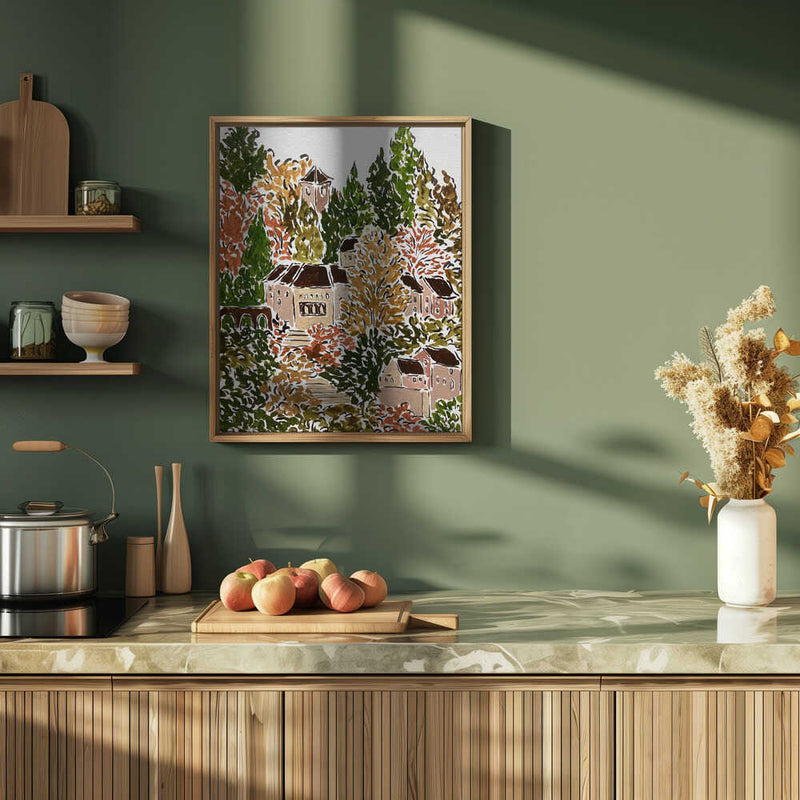 Autumn In Bavaria - Stretched Canvas, Poster or Fine Art Print