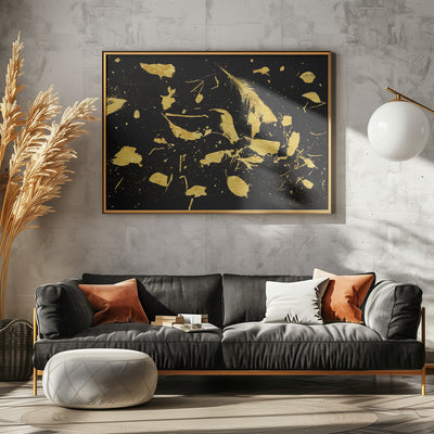 Gold Dust - Stretched Canvas, Poster or Fine Art Print I Heart Wall Art