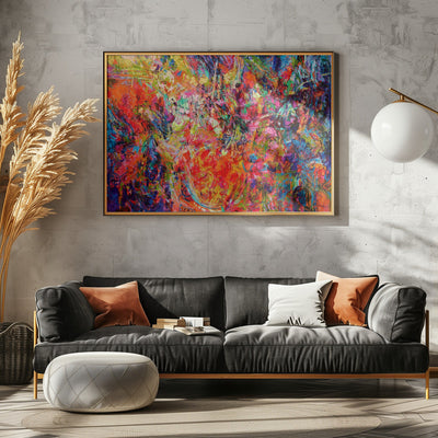 Ethereal Blossom Glow - Stretched Canvas, Poster or Fine Art Print I Heart Wall Art