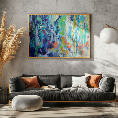 Brilliant Bloom Scape - Stretched Canvas, Poster or Fine Art Print I Heart Wall Art