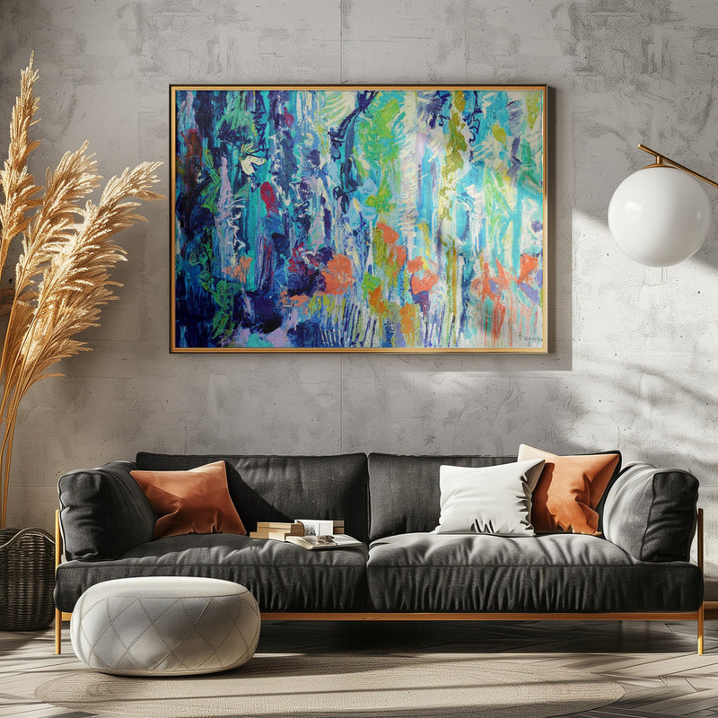 Brilliant Bloom Scape - Stretched Canvas, Poster or Fine Art Print I Heart Wall Art