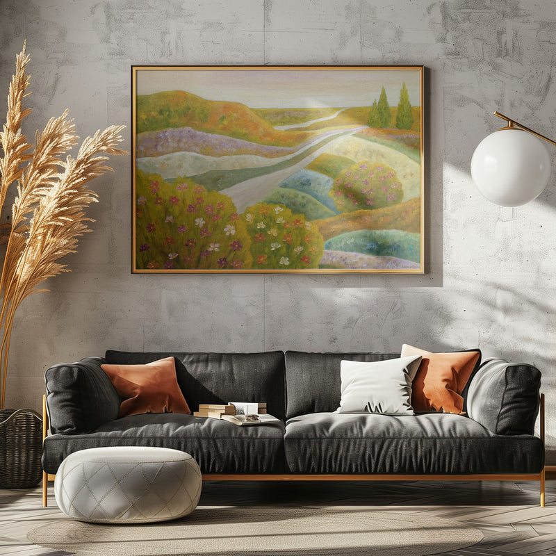 Scent of Sunset - Stretched Canvas, Poster or Fine Art Print I Heart Wall Art