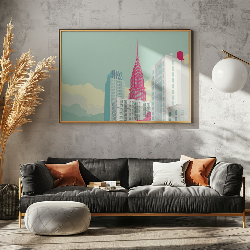 New York Park Avenue - Stretched Canvas, Poster or Fine Art Print I Heart Wall Art