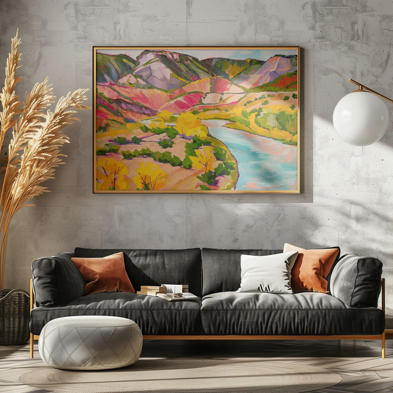 New Mexico - Stretched Canvas, Poster or Fine Art Print I Heart Wall Art