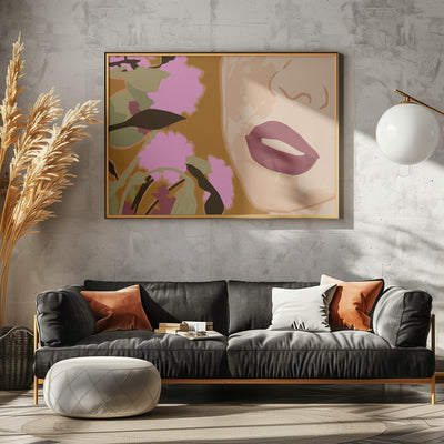 Purple Passion - Stretched Canvas, Poster or Fine Art Print I Heart Wall Art