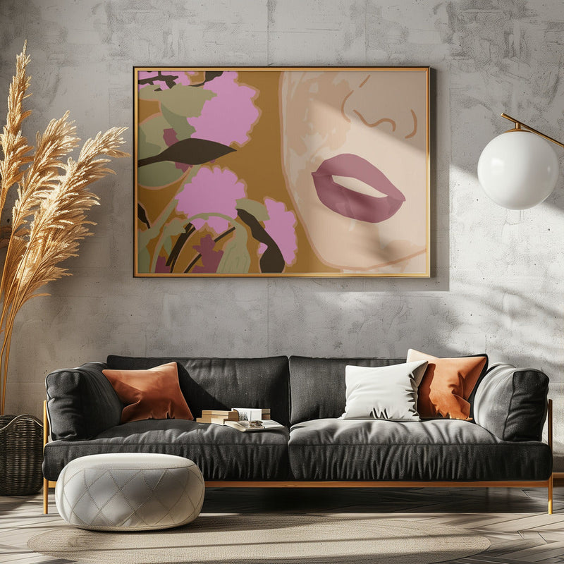 Purple Passion - Stretched Canvas, Poster or Fine Art Print I Heart Wall Art