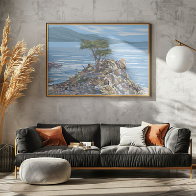 Quiet Sentinel, 17 Mile Drive, California, USA - Stretched Canvas, Poster or Fine Art Print I Heart Wall Art