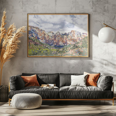 Gathered Peaks, Yosemite National Park - Stretched Canvas, Poster or Fine Art Print I Heart Wall Art