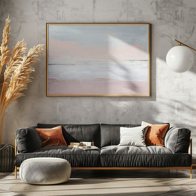 Pastel Horizons - Stretched Canvas, Poster or Fine Art Print I Heart Wall Art