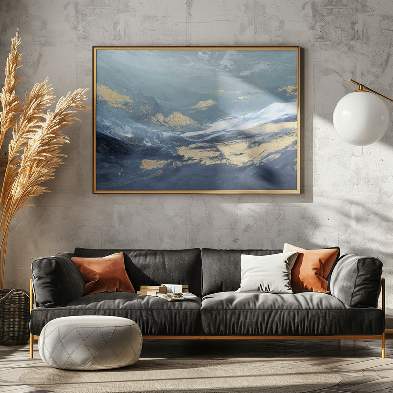 A Peaceful Seascape - Stretched Canvas, Poster or Fine Art Print I Heart Wall Art