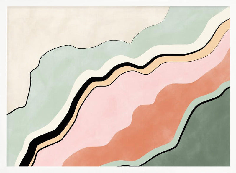 Flowing Horizons - Stretched Canvas, Poster or Fine Art Print I Heart Wall Art