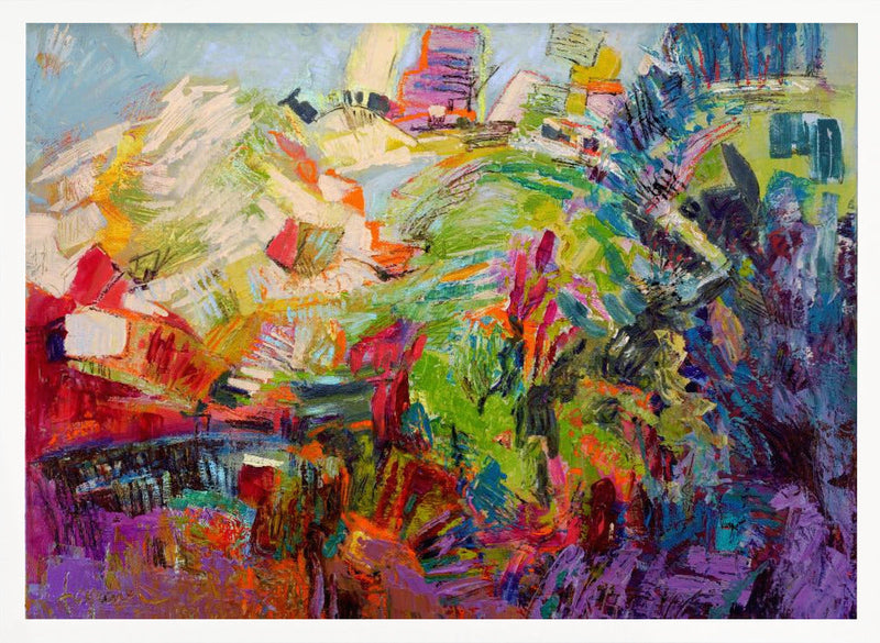 Botanic Radiance - Stretched Canvas, Poster or Fine Art Print I Heart Wall Art