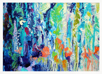 Brilliant Bloom Scape - Stretched Canvas, Poster or Fine Art Print I Heart Wall Art