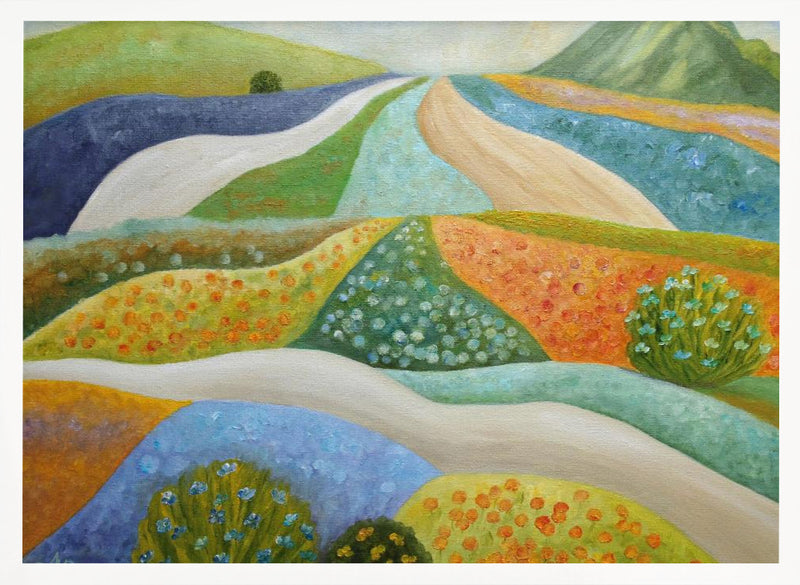 Springtime Bustle - Stretched Canvas, Poster or Fine Art Print I Heart Wall Art