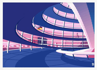 Berlin Reichstag - Stretched Canvas, Poster or Fine Art Print I Heart Wall Art