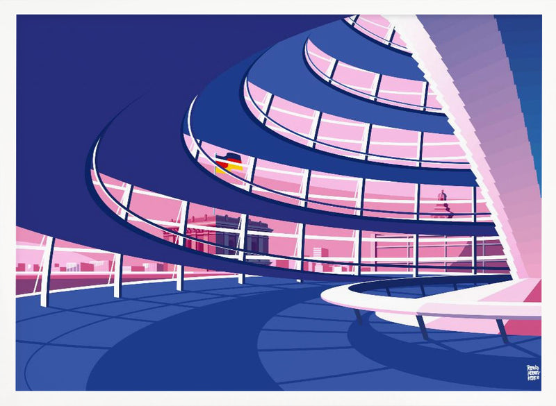 Berlin Reichstag - Stretched Canvas, Poster or Fine Art Print I Heart Wall Art