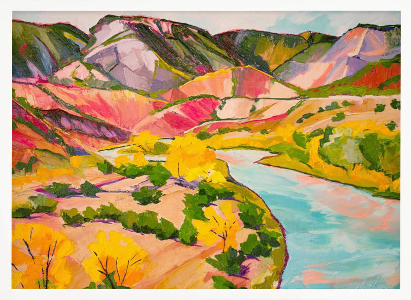 New Mexico - Stretched Canvas, Poster or Fine Art Print I Heart Wall Art