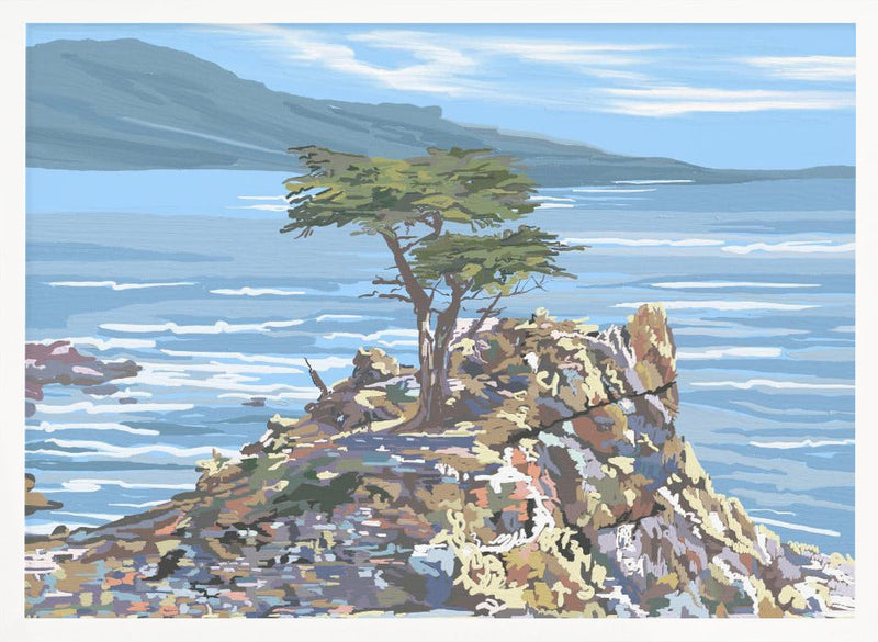Quiet Sentinel, 17 Mile Drive, California, USA - Stretched Canvas, Poster or Fine Art Print I Heart Wall Art