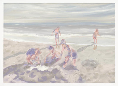 Cuzzies at the Beach, Hermanus, South Africa - Stretched Canvas, Poster or Fine Art Print I Heart Wall Art