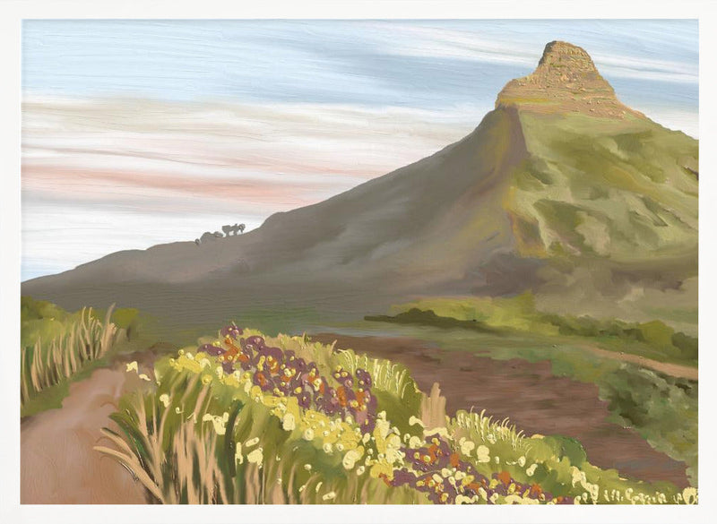 Lions head, Cape Town, South Africa - Stretched Canvas, Poster or Fine Art Print I Heart Wall Art